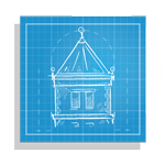 gezeichnetes Haus als Icon