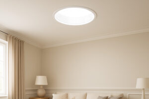 Tageslichtspot in einem Zimmer, wohnzimmer